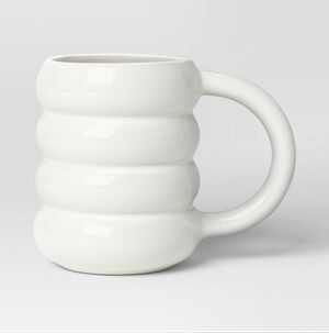 White Artisan Ceramic Mug Set